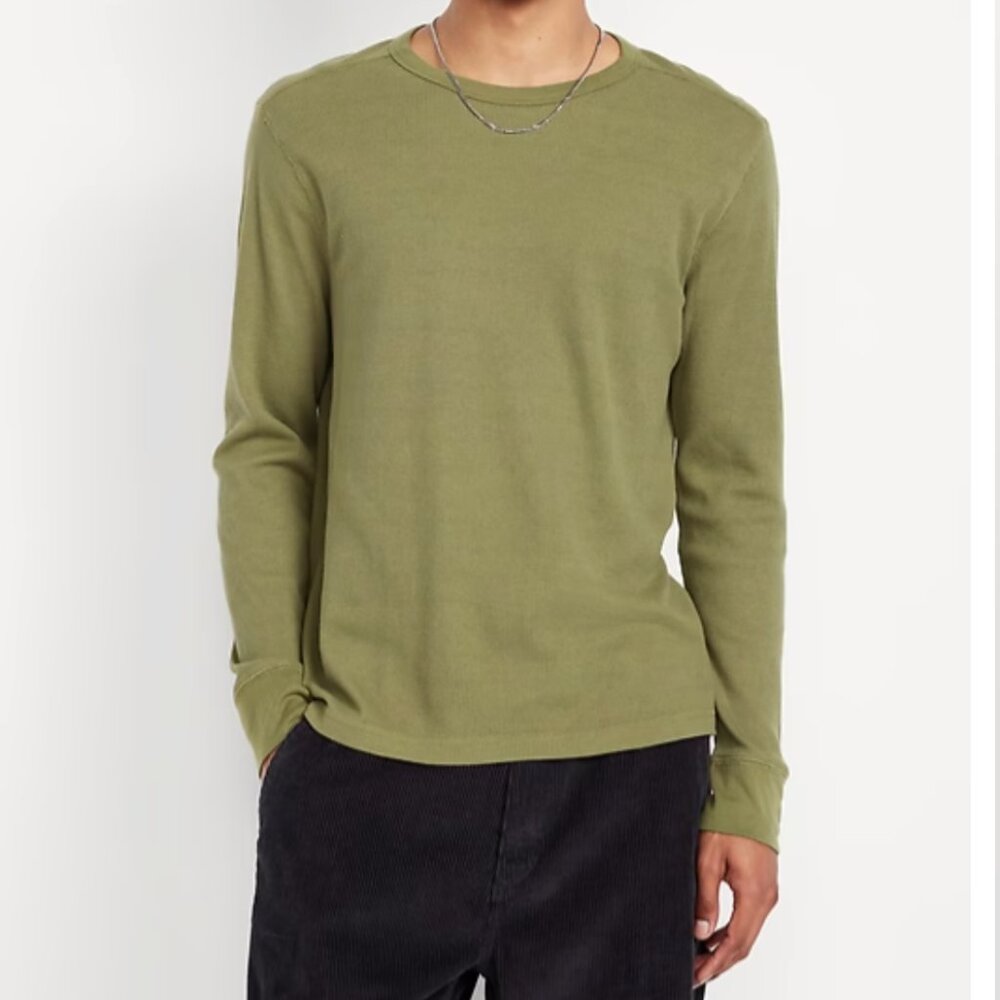 Old Navy - Waffle Knit Long Sleeve Tee, XLT